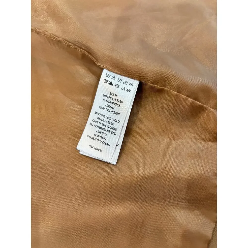 Sincerely Jules Brown Vest Blazer Size Small - Picture 8 of 9